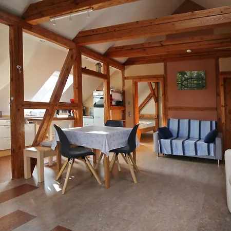 Im Vogelhaus Mit Dachterasse Und Grossem Garten Apartment Calau