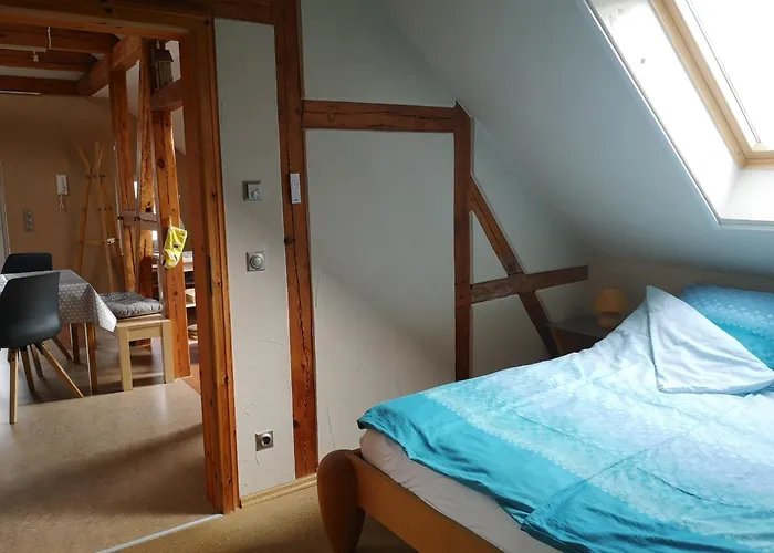 Im Vogelhaus Mit Dachterasse Und Grossem Garten Apartamento Calau