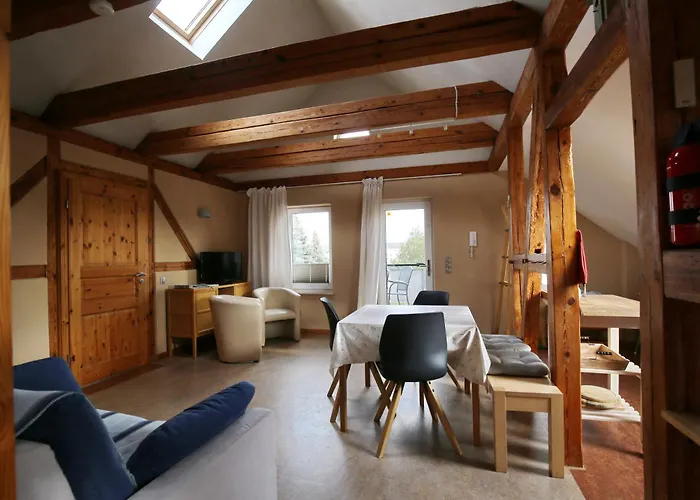 Im Vogelhaus Mit Dachterasse Und Grossem Garten Calau